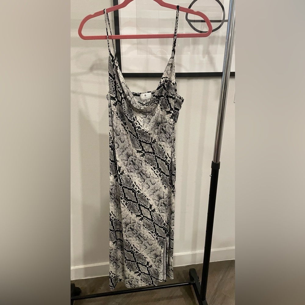 Snakeskin dress